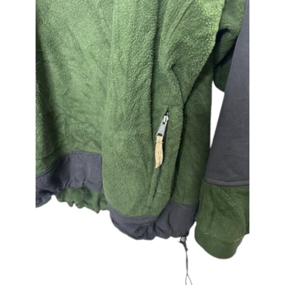 ORVIS Polartec Navy Blue & Green Fleece Long Sleeve 1/4 Zip Pullover Men's XL - Picture 7 of 8